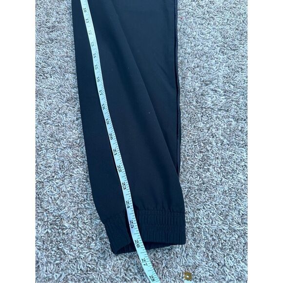 Athleta Metropolis Jogger pants black high rise ruched elastic waist travel 0 - Picture 9 of 14